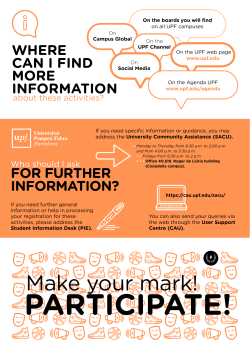 University activities