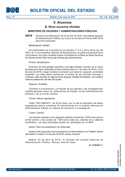 BOE de 14 de mayo