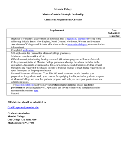 Master of Arts in strategic leadership