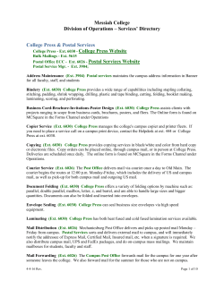 Services Directory
