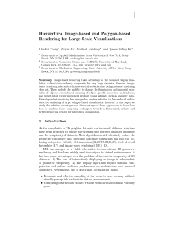 Hierarchical Image-based and Polygon-based Rendering for Large-Scale Visualizations