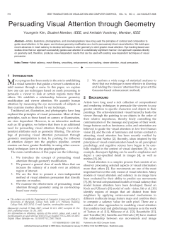 Persuading Visual Attention through Geometry