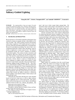 Saliency-Guided Lighting