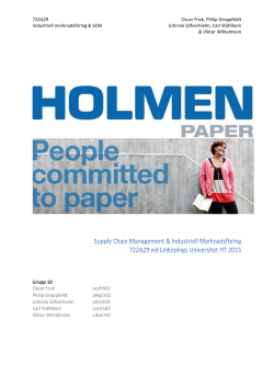 Projektarbete Holmen Paper.docx