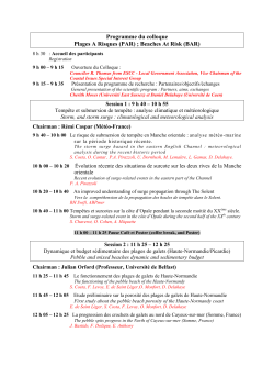 Programme (in French)