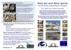 Species to look for - BAR Leafletv3-e