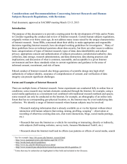 guidance on internet research