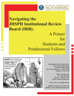 Student IRB Manual