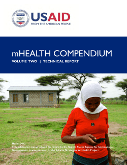 JHU mHealth Projects featured in USAID mHealth Compendium