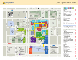 Map of the Johns Hopkins Medical Campus