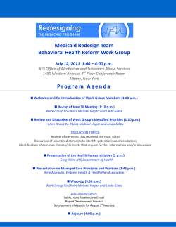 7.12.11 - Meeting Agenda