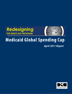 April 2011 Medicaid Global Cap Report