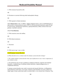 June 2015 (114.00 Immune System Disorders)