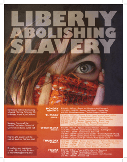 Liberty Abolishing Slavery Week