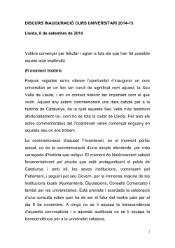 Parlament d'Andreu Mas-Colell, conseller d'Economia i Coneixement