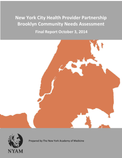 Community Need Assessment