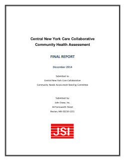 Community Need Assessment