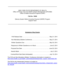 DSRIP Support Team FAS.