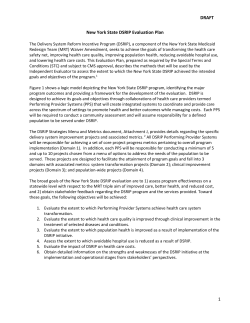 DSRIP Evaluation Plan