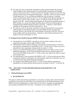 DSRIP Special Terms and Conditions