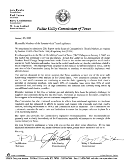 2005 Scope of Competition in Electric Markets in Texas