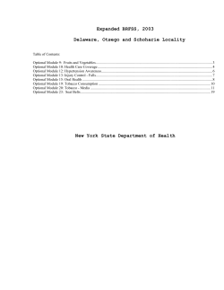 30. Schoharie, Delaware, Otsego