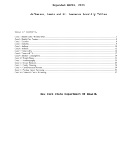 16. Jefferson, Lewis, St. Lawrence