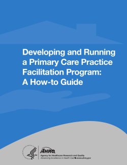 AHRQ Practice Facilitation Guide
