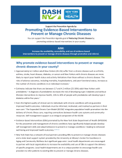Fact Sheet: Promoting Evidence-Based Interventions