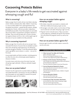 Cocooning Protects Babies, Immunization Action Coalition