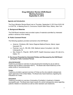 September 06, 2012 Meeting Summary - Posted 10/18/2012