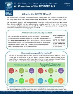 2012 law called the RESTORE Act