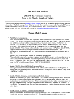 http://www.emedny.org/HIPAA/News/csc_emedny_news/KnownIssues_Archive.pdf
