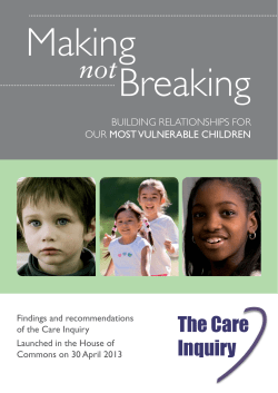 Inquiry's final report