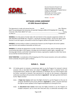 General License Agreement (PDF):&nbsp; Click here