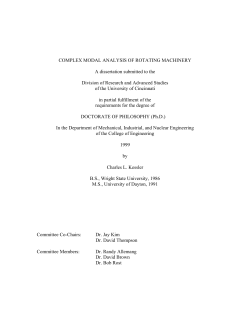 1999-Kessler-Complex Modal Analysis of Rotating Machinery