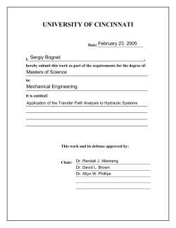 2005-Bograd-Application of Transfer Path Analysis to Hydraulic Systems