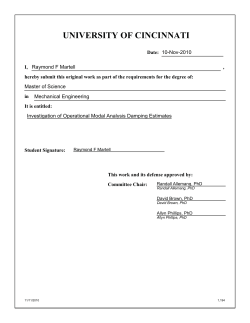 2010-Martell-Investigation of Operational Modal Analysis Damping Estimates