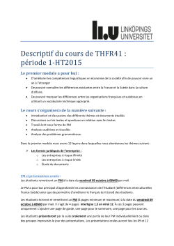 Kursbeskrivning period 1