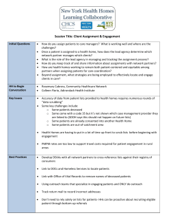 Session Summary - Assignment and Engagement