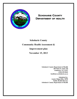 Schoharie County Department of Health
