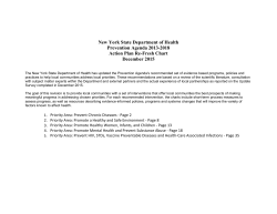 Evidence Based Interventions and Measures to Assess Progress, Updated 2015
