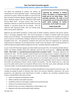 Promoting Healthy Women, Infants and Children Action Plan - Complete printable version