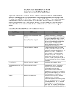 Summary of State Assets