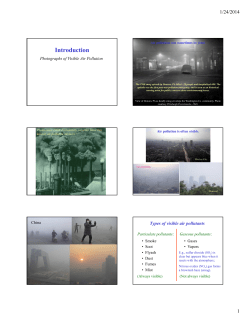 Slides - Intro and Acid Rain