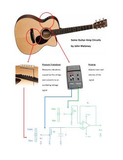 Op-amps in a guitar amp system