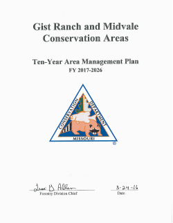2017 Gist Ranch and Midvale Conservation Areas Management Plan