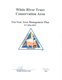 2016 White River Trace Conservation Area Management Plan