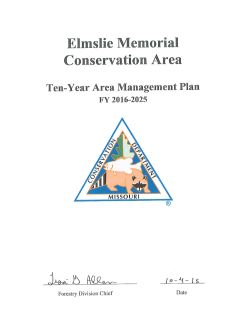 2016 Elmslie Memorial Conservation Area Management Plan