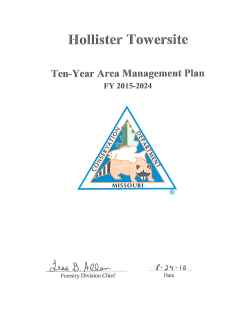 2015 Hollister Towersite Management Plan